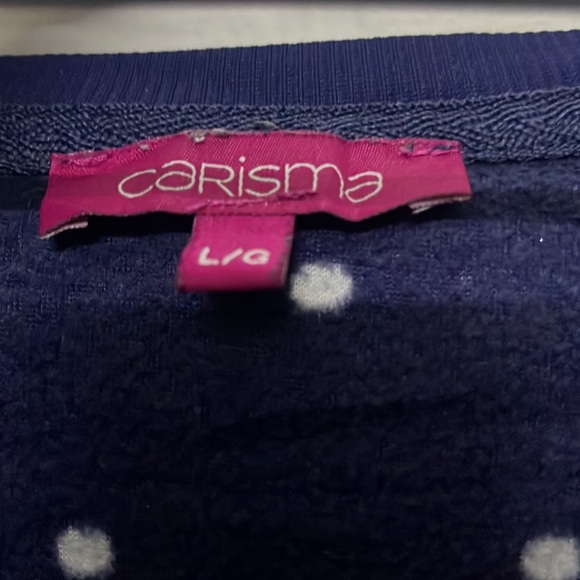 Carisma All New Stylish and fancy Blue and White Woolen Dress - Picture 3 of 6